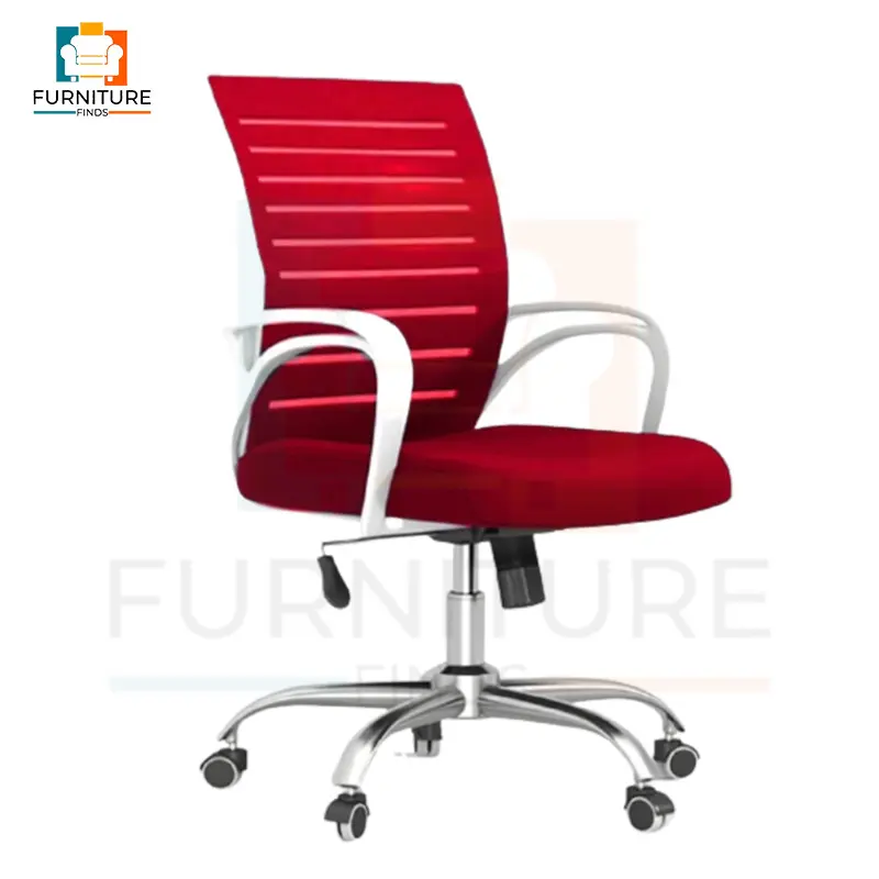 Executive Chair FF-EC-02ss White&Red